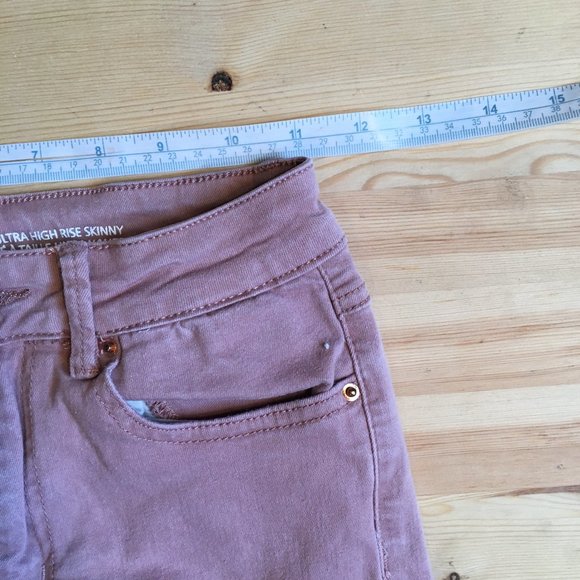 2 Pairs Distressed Ripped High Rise Skinny Jeans - Picture 9 of 16